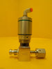 Qualiflow F HF Series 2-Way Pneumatic Valve 2x10-9atm.cm3/Sec Used Working