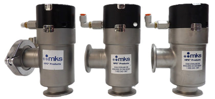 MKS Instruments 100018122 Pneumatic Isolation Angle Valve Lot of 3 Working