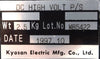 Kyosan Electric DC HIGH VOLT P/S DC Power Supply Untested Spare Surplus