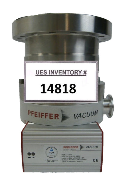 TMU 262 X Pfeiffer PM P03 115 Turbomolecular Pump w/TC100 36967 Turbo Working
