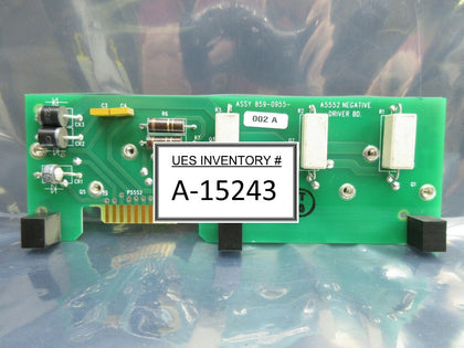 SVG Silicon Valley Group 859-0955-002 Negative Driver Board PCB Card A5552 Spare