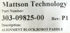 Mattson Technology 303-09825-00 Robot Paddle Alignment Block Assembly New Spare