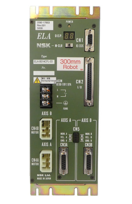 NSK ELA-B014CFL-03 300mm Robot Servo Drive ELA Series AMAT 0190-17853 Working