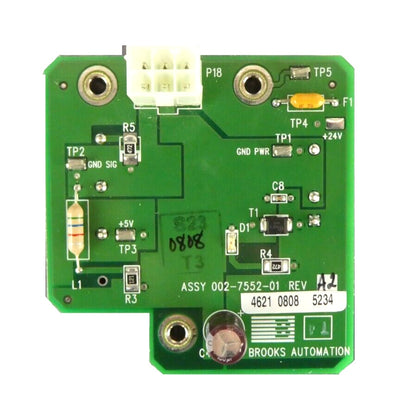 Brooks Automation 002-7551-01 Power Supply PCB 002-7552-01 Working Spare