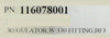 Parker-Hannifin 43600920 Regulator NPR735305822 Veriflo Varian 116078001 New