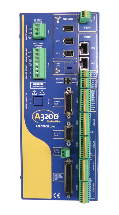 Aerotech NdriveHPe30-IO-S Networked Digital Servo Amplifier A3200 HPe Working