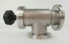 A&N Corporation AV300-LF80/LF100-E-M Manual Right Angle Isolation Valve Working