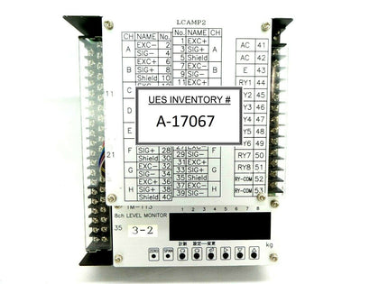 HD Hokuto Denko TM-113 8-Channel Level Monitor PCB Assembly Working Surplus