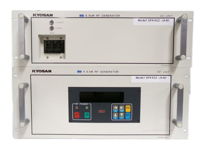 Kyosan DFK45Z-JA4D 4.5kW RF Generator Set with DC Unit and RF Unit Refurbished