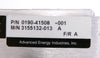 Navigator AE Advanced Energy 3155132-013 RF Match AMAT 0190-41508 Untested