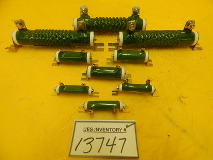 Akira Seiki RWH20G 10ΩJ RWH10G 15ΩJ 0.1Ω Compact Resistor Reseller Lot of 9 Used