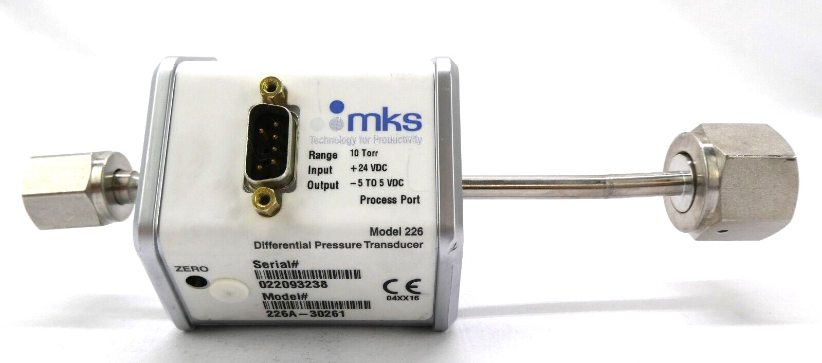 MKS Instruments 226A-30261 Baratron Differential Capacitance Manometer ...