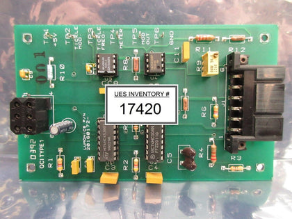 Lumonics 20160172 Processor Board PCB QCI Type 1 LW-CO2 Lightwriter CO2 Used