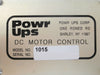 Powr Ups 1015 DC motor Control Panel PCB Series 10000 Untested As-Is