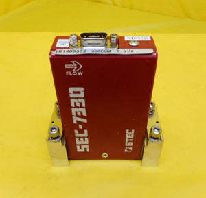 STEC SEC-7330M Mass Flow Controller MFC SEC-7330 30 SCCM Si2H6 Used Working