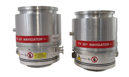 TV 551 NAVIGATOR Varian 9698922S001 Turbomolecular Pump Lot of 2 Untested