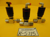 Qualiflow 2x10-9atm.cm3/Sec 2-Way Pneumatic Valve Reseller Lot of 3 Used Working