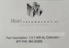 Muto Technology MA-20308 1.5:1 A/R Aluminum Collimator New Surplus