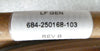 Lam Research 684-250168-103 LF RF Coaxial Interconnect Cable Working