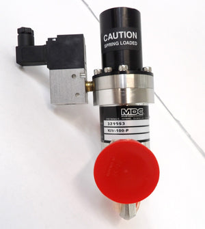 MDC Vacuum Products 321053 Angle Valve KIV-100-P Reseller Lot of 3 Working