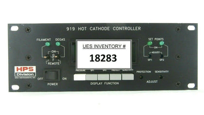 MKS Instruments 919 Hot Cathode Controller Ionization High Vacuum HPS Spare