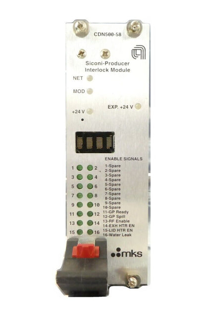 MKS Instruments CDN500-58 Siconi-Producer Interlock Module PCB Card AS01500-58