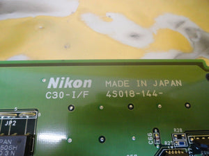 Nikon Precision 4S018-144 Interface Board PCB C30-I/F NSR Series Working