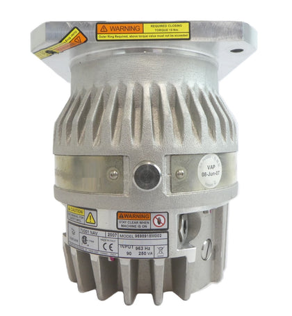 TV-301 NAV Navigator Varian 9698918M002 Turbomolecular Pump Turbo As-Is