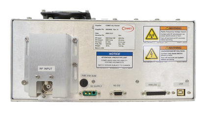 Comet Technologies 20030650 RF Match Novellus Systems Working Surplus