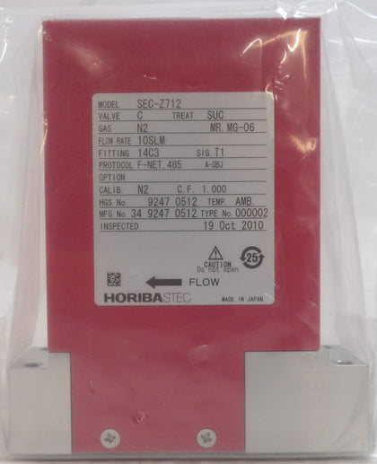 Horiba STEC SEC-Z712 Mass Flow Controller MFC 10SLM N2 New