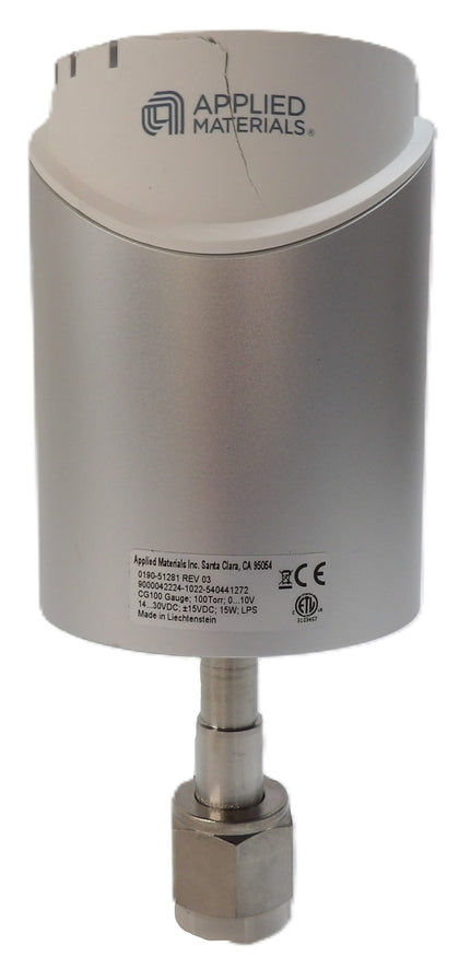 AMAT Applied Materials 0190-51281 Baratron Transducer CG100 Working