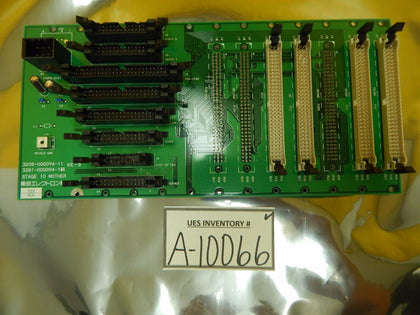 TEL Tokyo Electron 3281-000094-11 STAGE IO MOTHER Backplane PCB Used Working