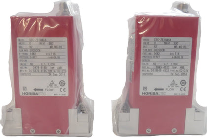 Horiba STEC SEC-Z514MGX Mass Flow Controller MFC Z500 300 SCCM H2 Lot of 2 New