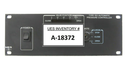 MKS Instruments 152E-P0 Automatic Pressure Controller Type 152 Untested As-Is