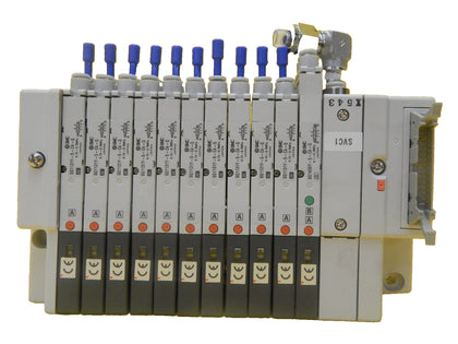 TEL Tokyo Electron SVC1 11-Port Manifold SMC SQ1131DY-5-C4-Q PR300Z Used Working