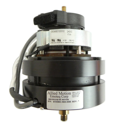 Allied Motion Emoteq HT03801-M03-HBE AC Brushless Servo Motor Semitool 17410 New