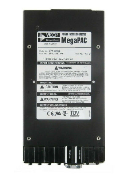 Vicor MP1-72502 Power Supply MegaPAC M24V/8.3 Novellus 27-121787-00 New Surplus