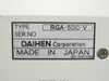 RGA-50C Daihen RGA-50C-V RF Power Generator DC Fault No Output Tested As-Is