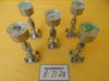 NKS -0.1 to 1MPa Pressure Gauge 1.45" Face VCR Lot of 5 Used Working