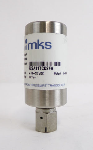 MKS Instruments 722A11TCD2FA Baratron Pressure Transducer Lot of 2 Working