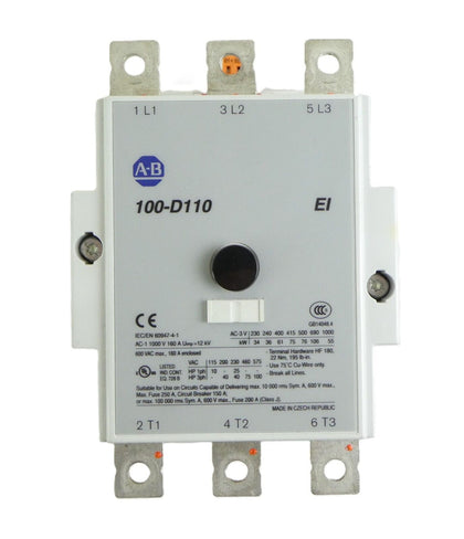 AB Allen-Bradley 100-D110 Industrial Contactor 100-D 110-130V Working Spare