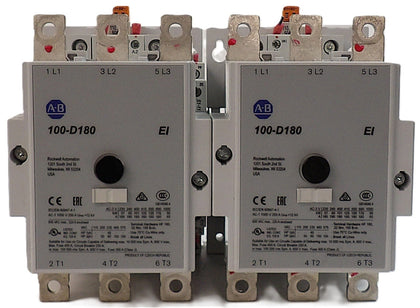 AB Allen-Bradley 100-D180 Industrial Contactor 100-D Lot of 2 Working
