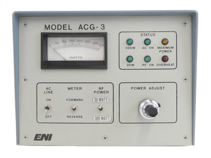 ACG-3 ENI Power Systems ACG-3LP4 RF Power Generator 30W 300W Tested Working
