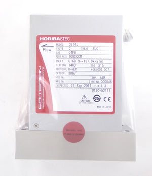 Horiba STEC D514J Mass Flow Controller MFC Criterion D500 AMAT 0190-52111 New