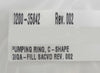 AMAT Applied Materials 0200-35842 C-Shape Ceramic Pumping Ring Refurbished