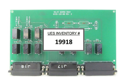 Veeco 0335-104-00 Relay Board Assembly PCB 1201 Working Surplus