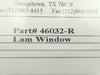 Southwest Quartz 46032-R Quartz Window Disk Lam Research Refurbished Surplus