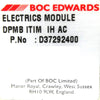 Edwards D37292400 iL Series Vacuum Pump Electrics Module DPMB ITIM IH AC Working