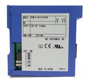 RKC Instrument RCM-A-K10-D16*B Temperature Controller TEL 2114-000011-V1 New