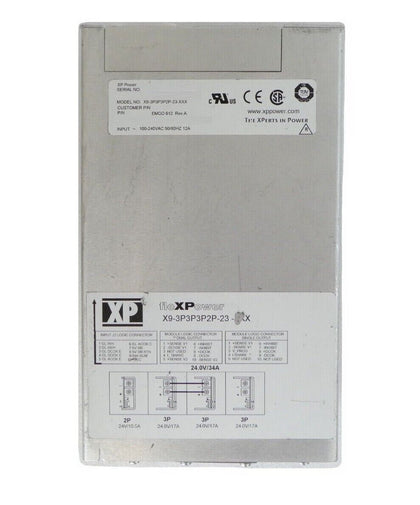 XP Power X9-3P3P3P2P-23-XXX Power Supply fleXPower AMAT EMOD 612 Working Surplus